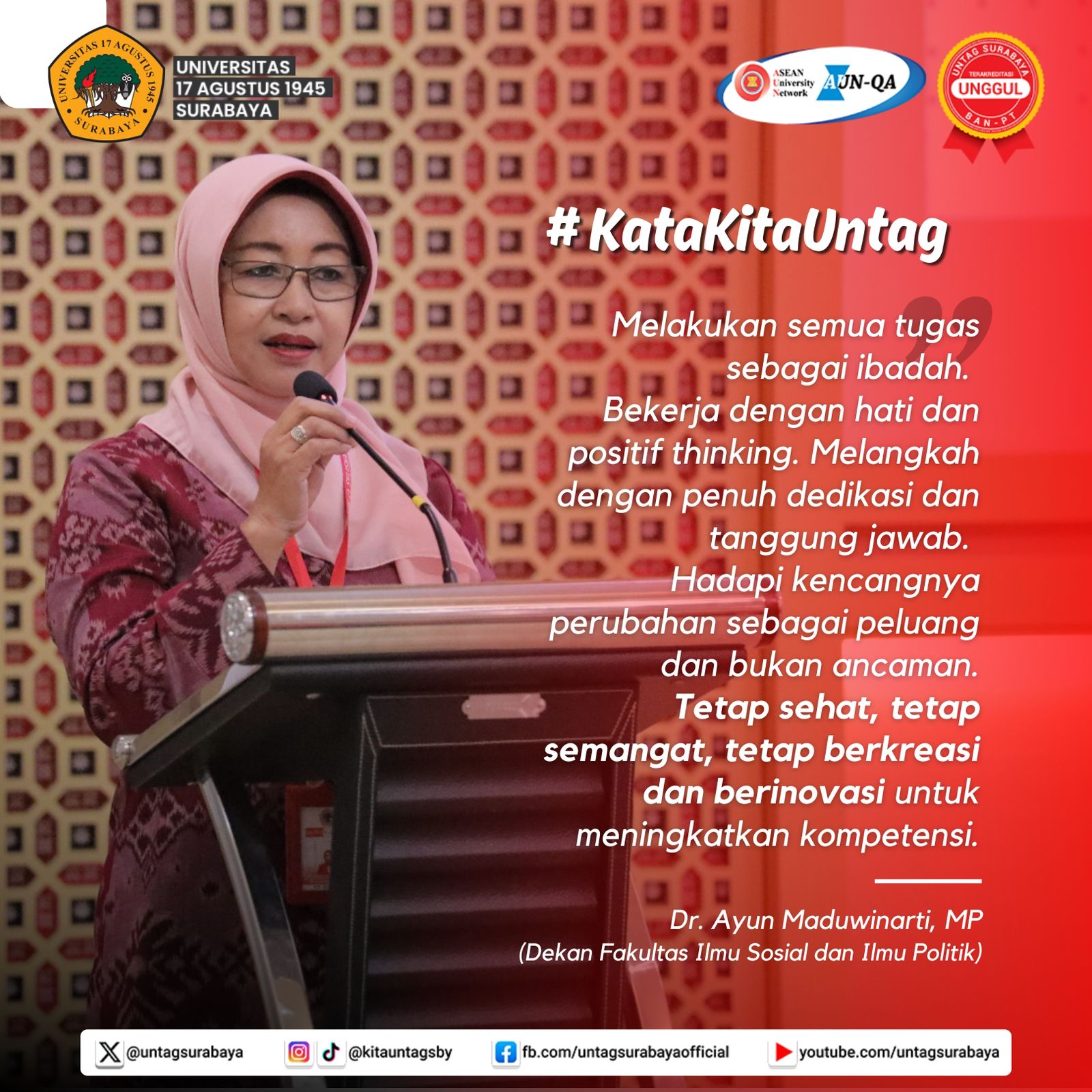 Pesan Dekan FISIP 